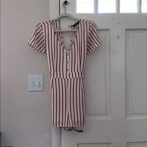 Pinstripe romper